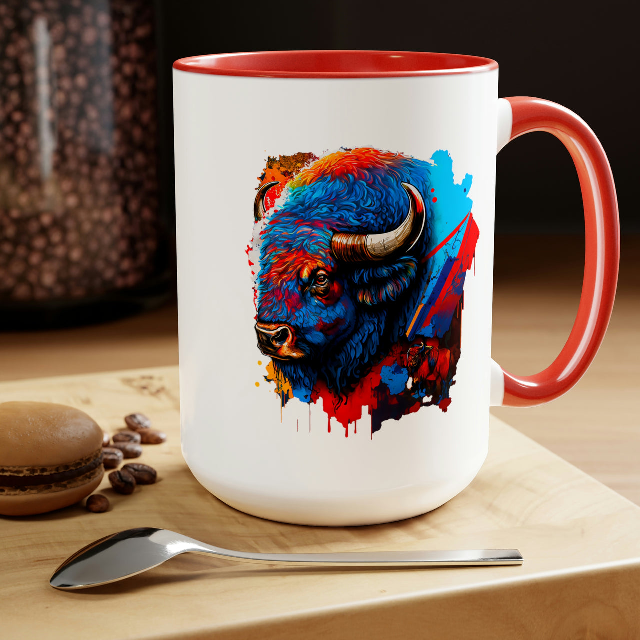 Buffalo Splash Coffee Mug, LARGE 15oz